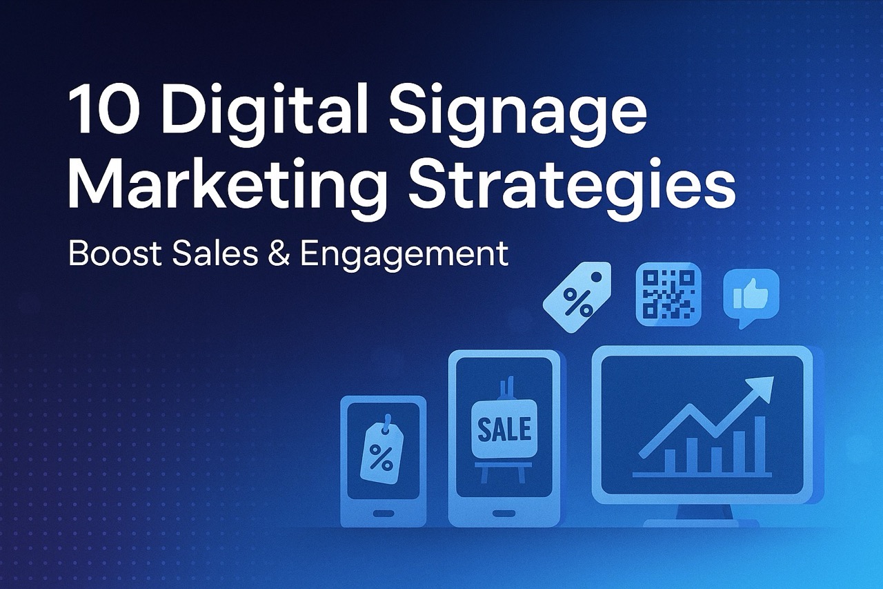 10 Digital Signage Marketing Strategies to Boost Sales and Engagement